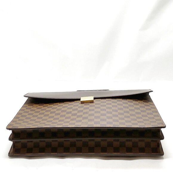 Authentic Louis Vuitton LV Business Bag Altona GM Brown Damier mn715-112525 - Picture 5 of 16